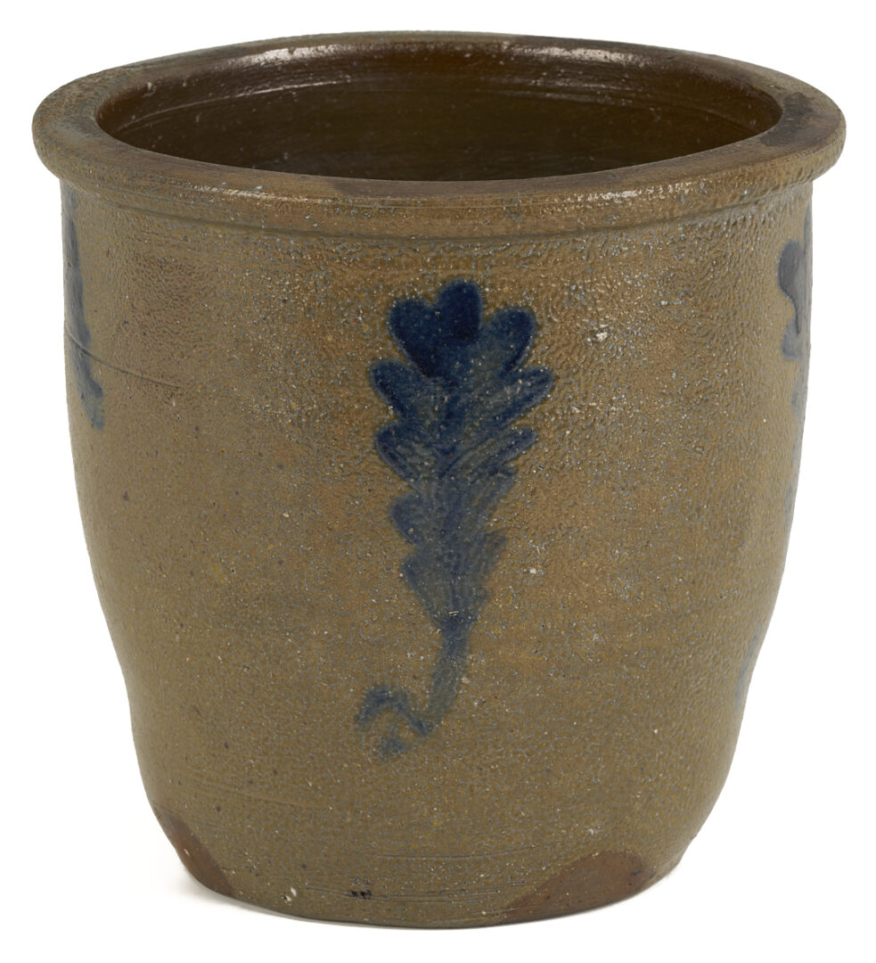 Lot 233: East TN Decker Cobalt Decorated Stoneware Jar