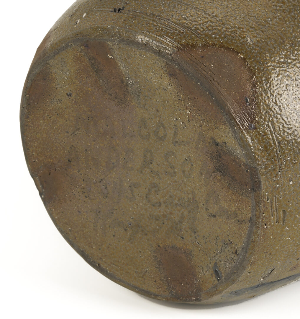 Lot 233: East TN Decker Cobalt Decorated Stoneware Jar