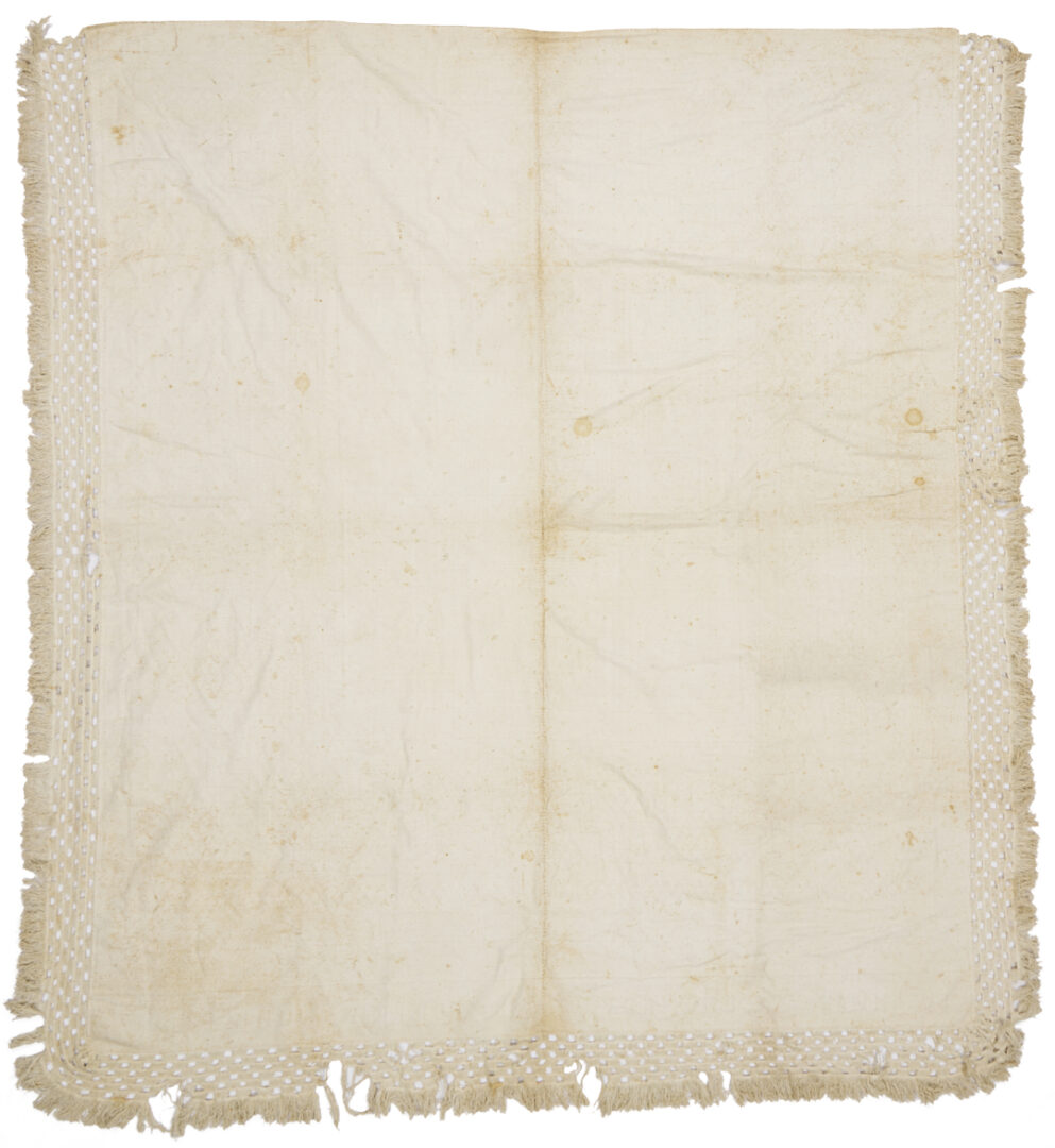 Lot 238: Southern White on White Coverlet or Counterpane, Signed & Dated 1817, Likely TN