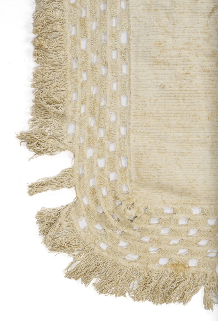 Lot 238: Southern White on White Coverlet or Counterpane, Signed & Dated 1817, Likely TN