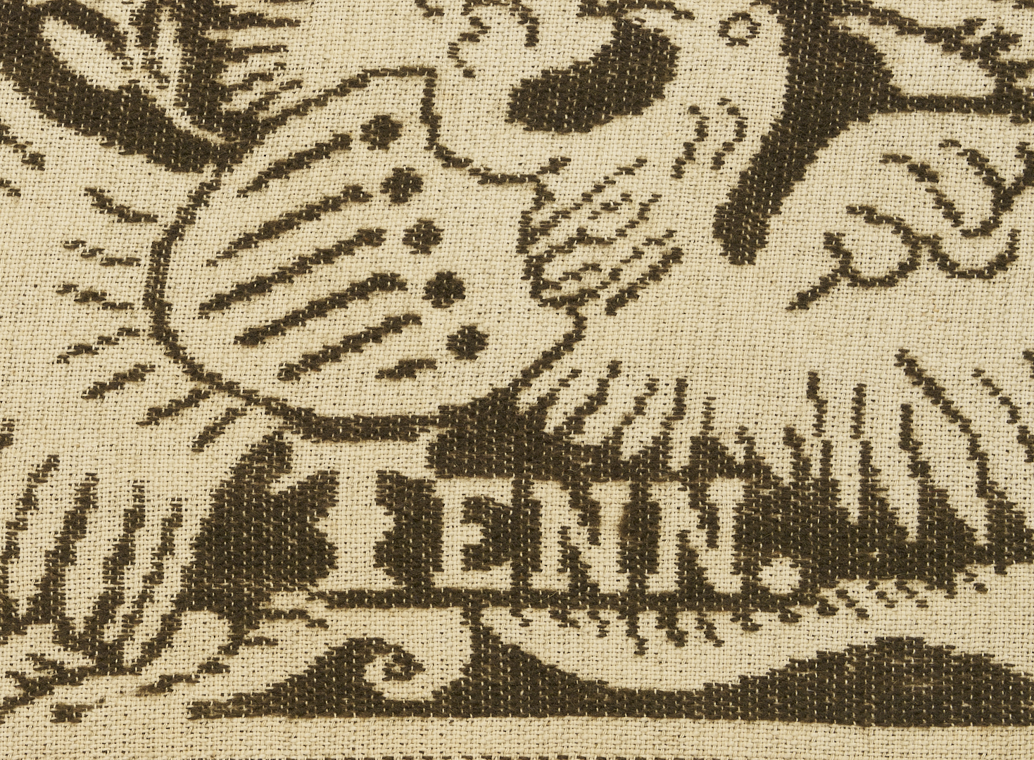 Lot 239: Maryville, TN Woolen Mills Green & White Coverlet