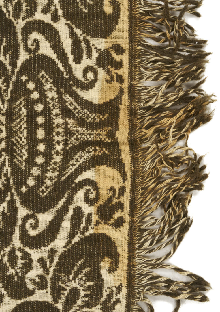 Lot 239: Maryville, TN Woolen Mills Green & White Coverlet