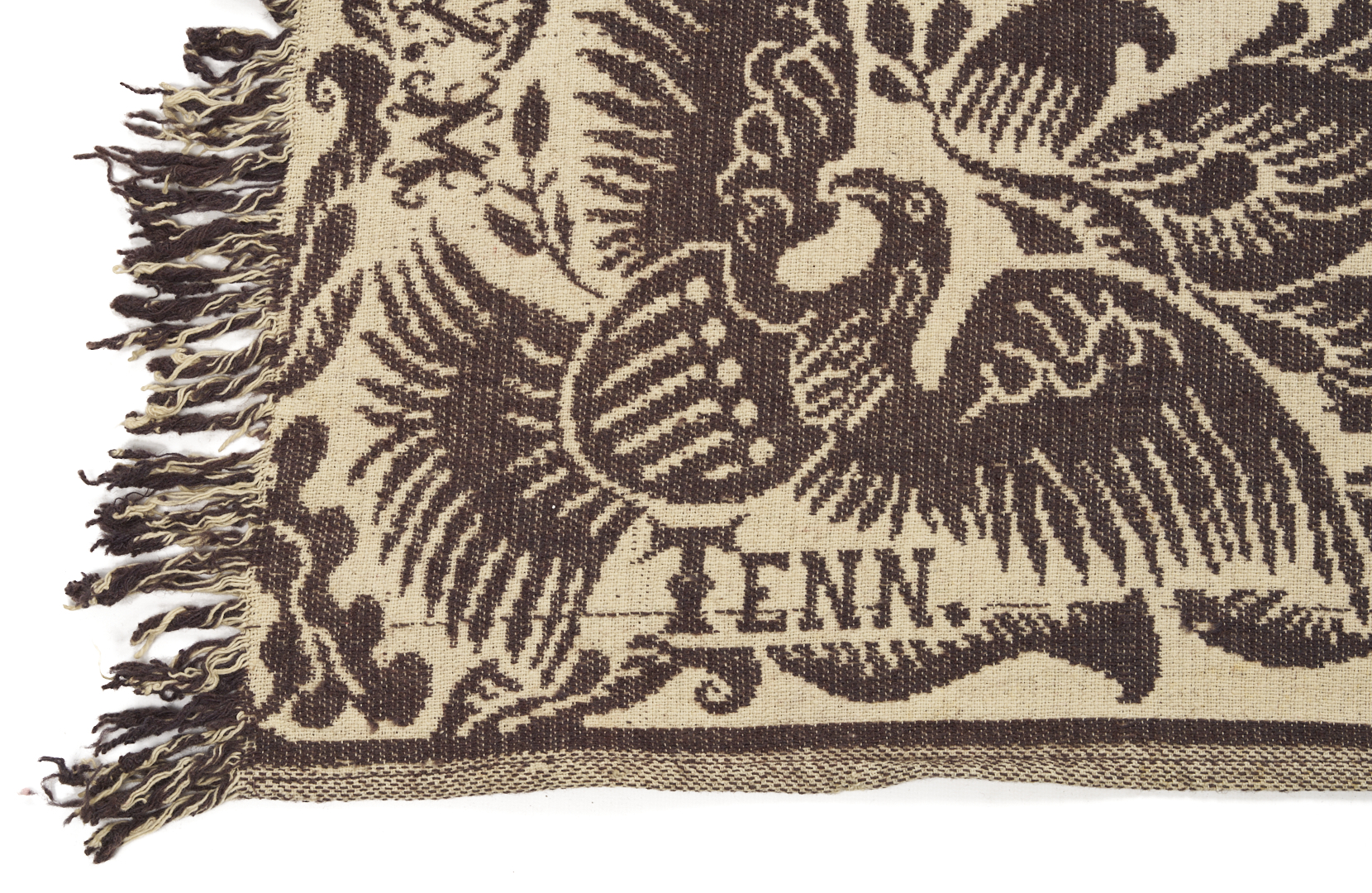 Lot 241: Maryville, TN Woolen Mills Blue & White Coverlet