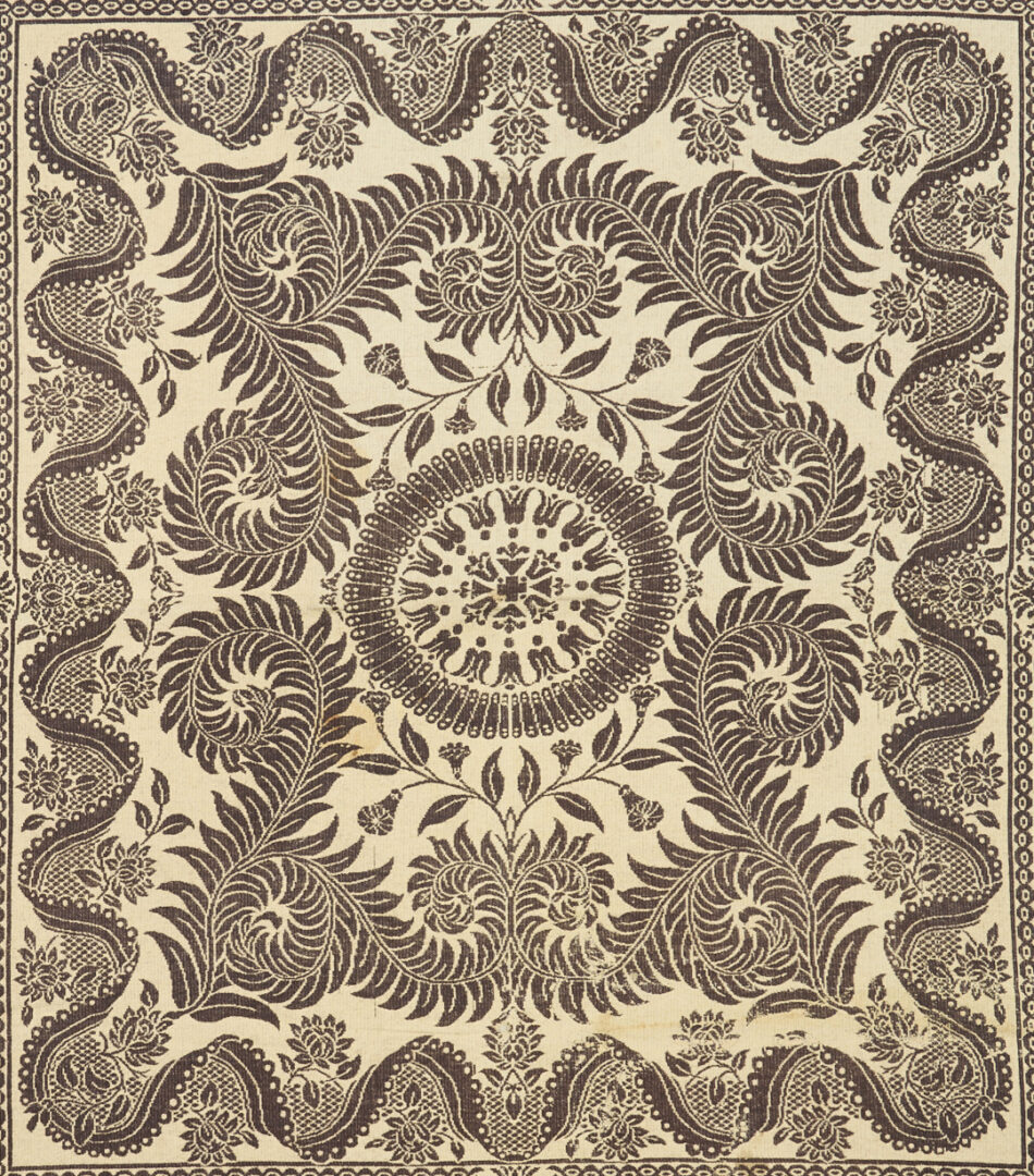 Lot 241: Maryville, TN Woolen Mills Blue & White Coverlet