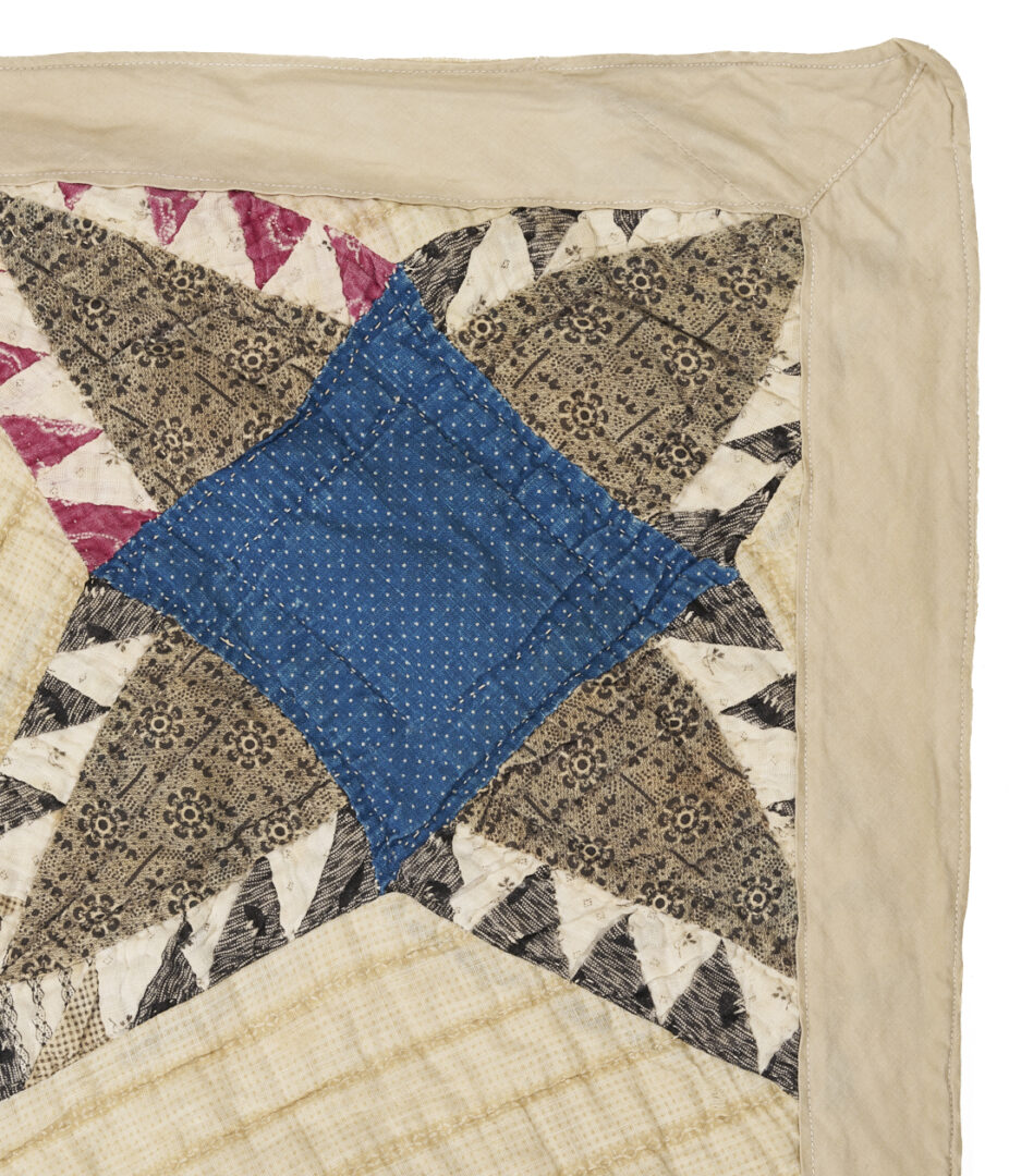 Lot 245: 2 Southern Quilts: Pine Burr & Crazy-Style Utility