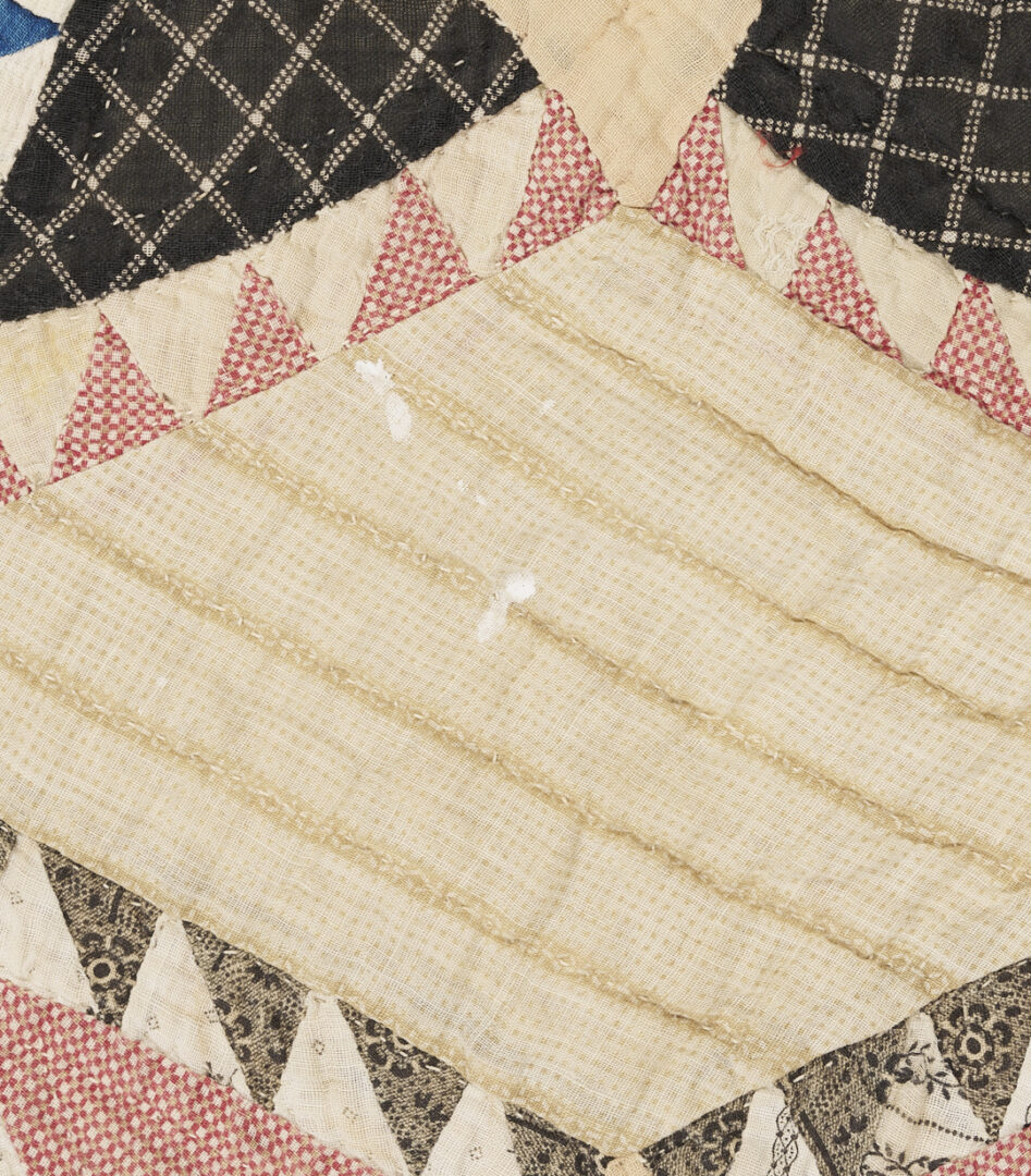 Lot 245: 2 Southern Quilts: Pine Burr & Crazy-Style Utility