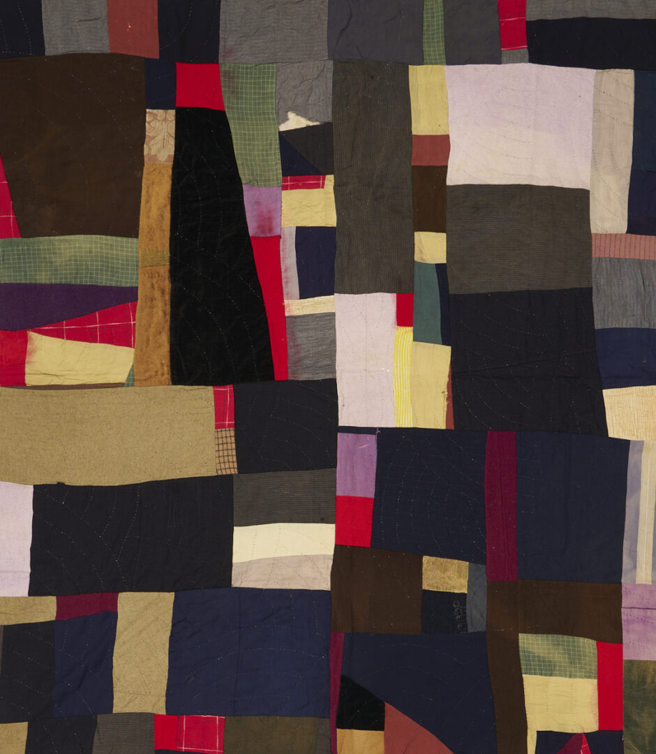 Lot 245: 2 Southern Quilts: Pine Burr & Crazy-Style Utility