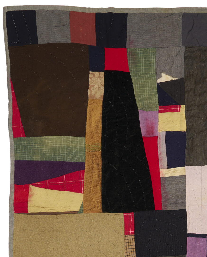 Lot 245: 2 Southern Quilts: Pine Burr & Crazy-Style Utility