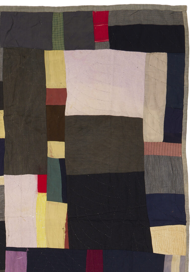 Lot 245: 2 Southern Quilts: Pine Burr & Crazy-Style Utility