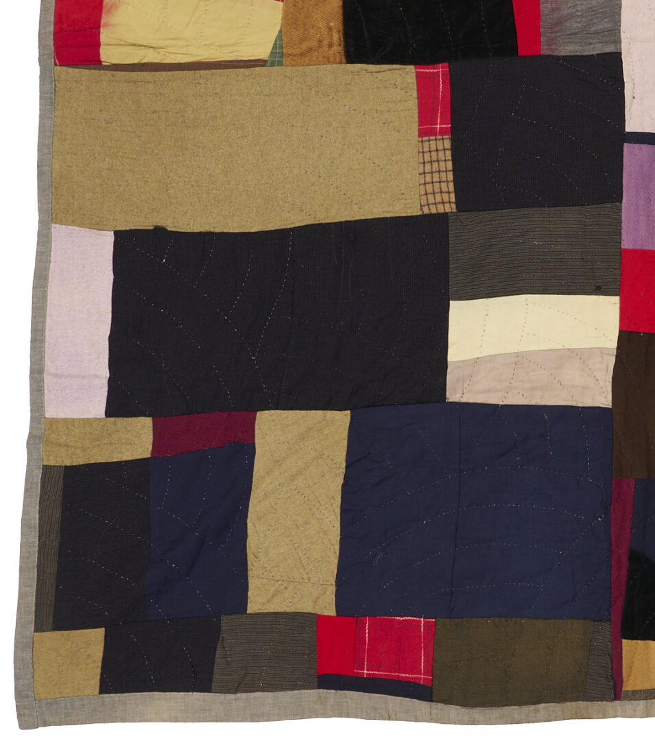 Lot 245: 2 Southern Quilts: Pine Burr & Crazy-Style Utility