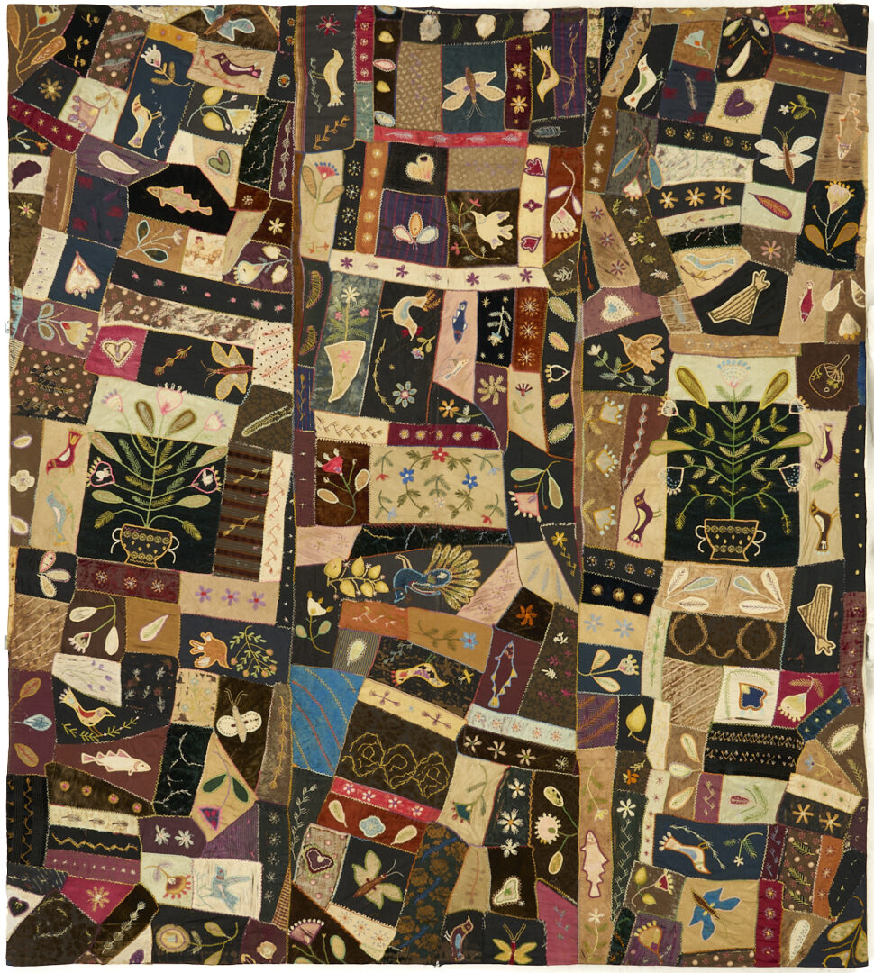 Lot 247: Exhibited American Crazy Quilt