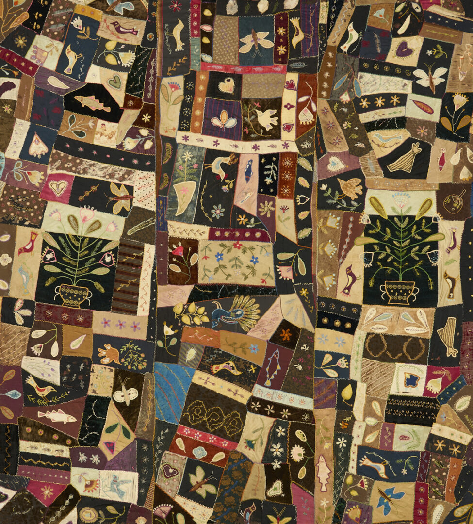 Lot 247: Exhibited American Crazy Quilt