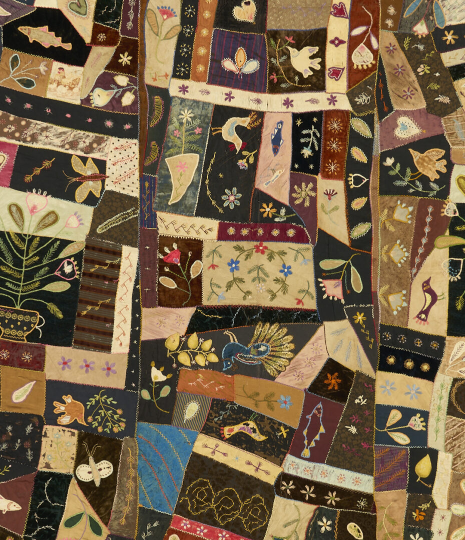 Lot 247: Exhibited American Crazy Quilt