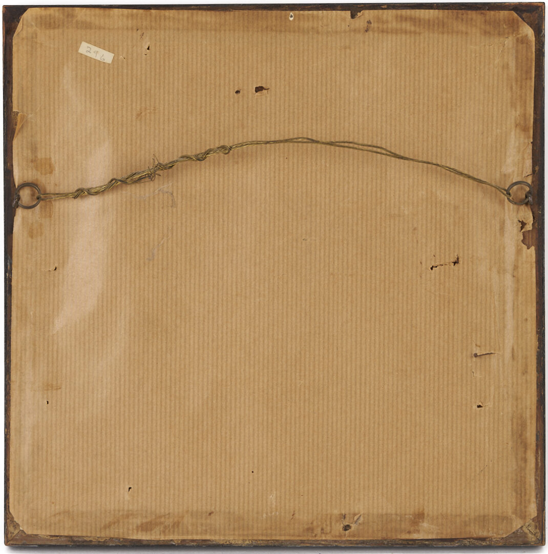 Lot 248: 18th C. Silk Embroidered Ladies’ Case and Framed Embroidery