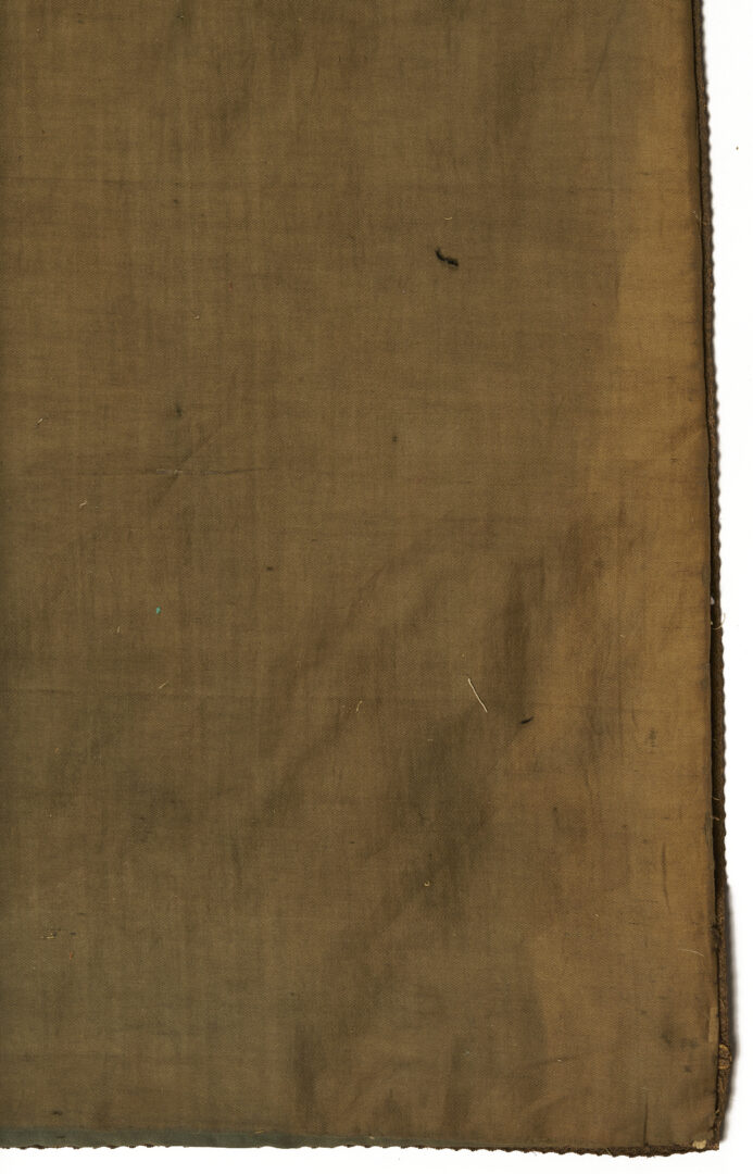 Lot 249: 18th c. Continental Heraldic Tapestry Bedspread