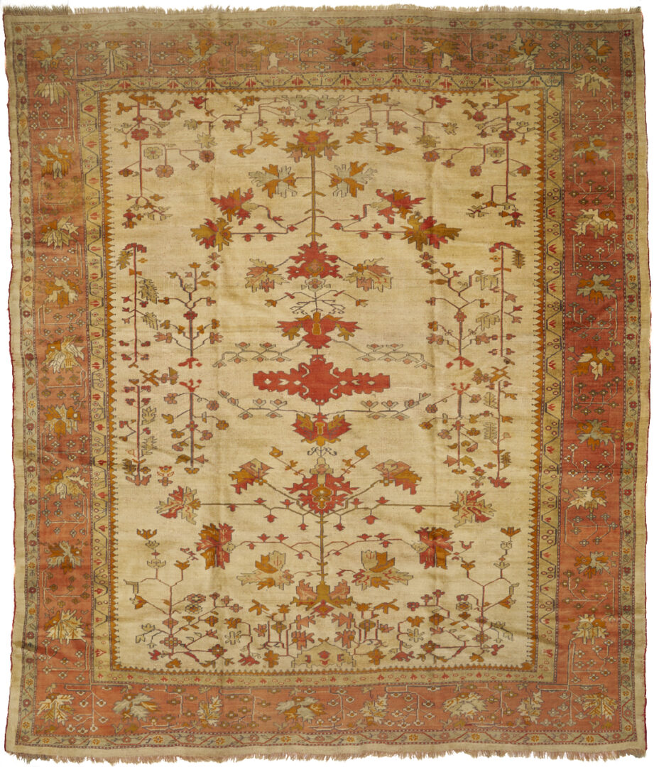 Lot 254: Turkish Oushak Room Sized Carpet, 10 x 12