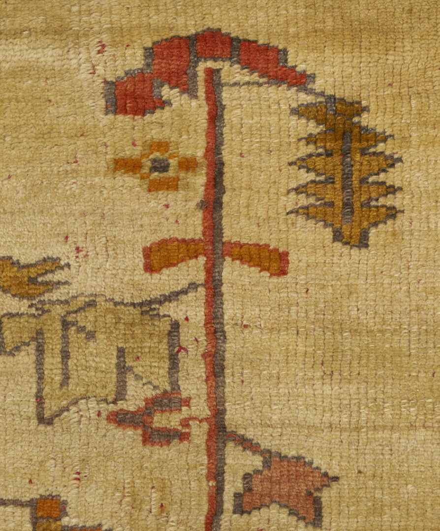 Lot 254: Turkish Oushak Room Sized Carpet, 10 x 12