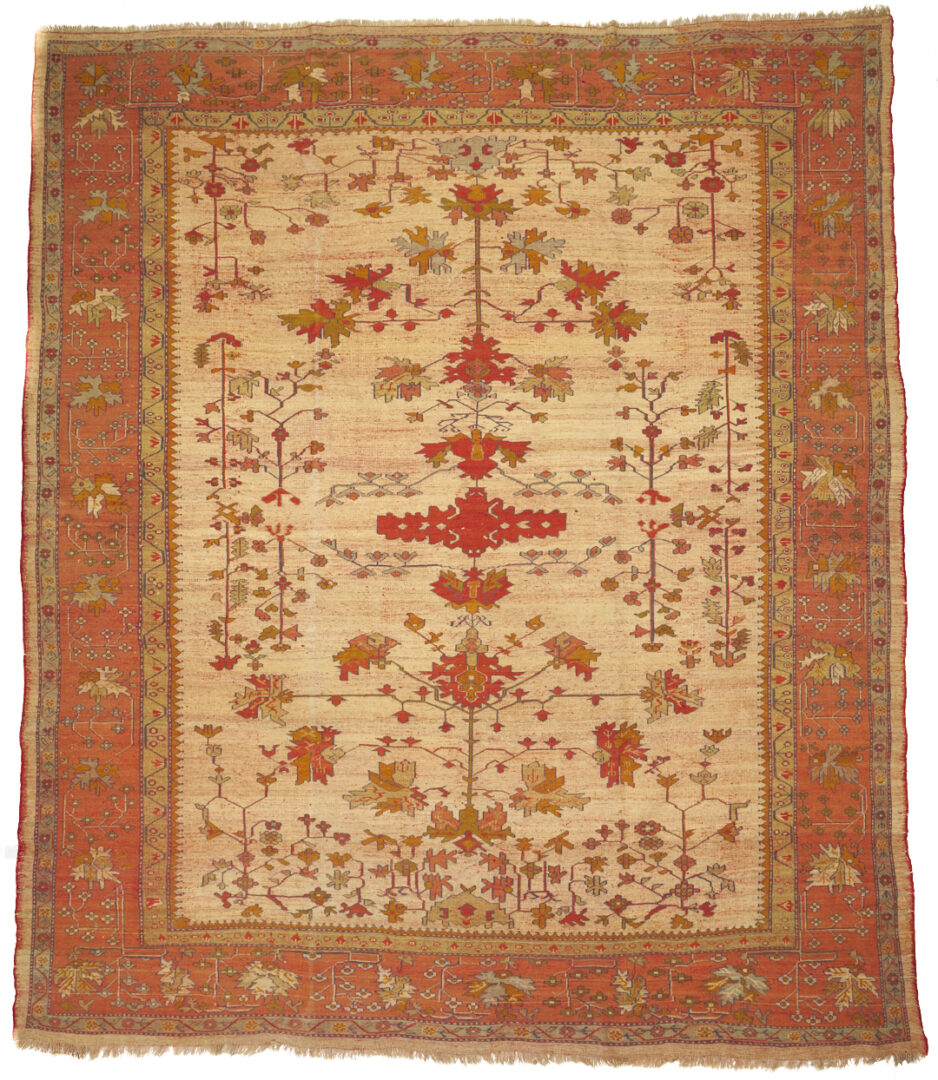 Lot 254: Turkish Oushak Room Sized Carpet, 10 x 12