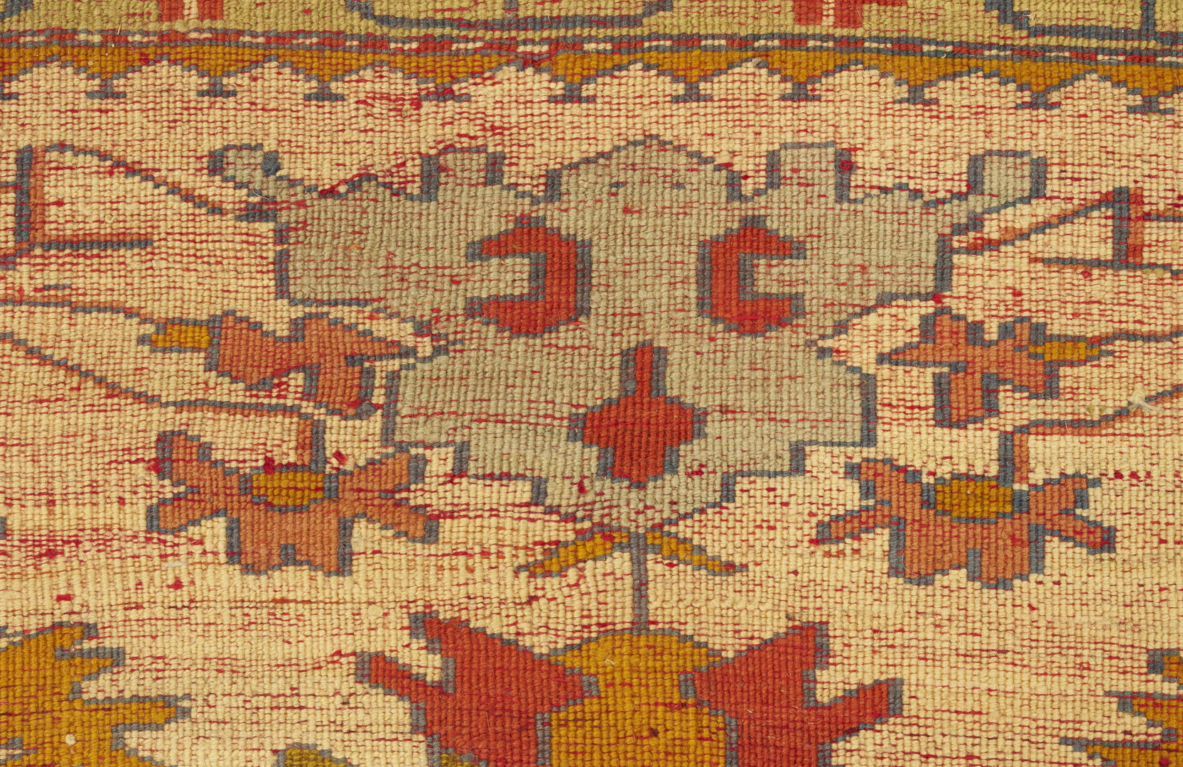 Lot 254: Turkish Oushak Room Sized Carpet, 10 x 12
