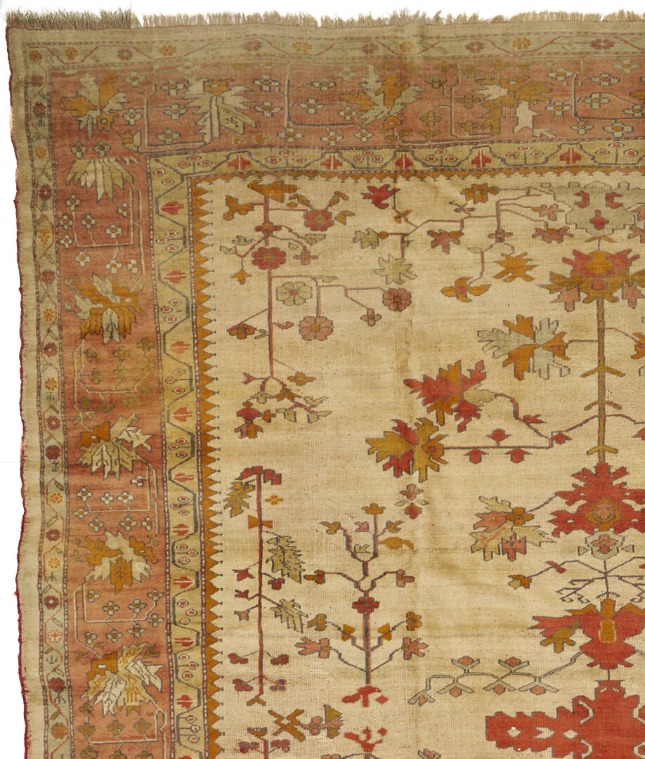 Lot 254: Turkish Oushak Room Sized Carpet, 10 x 12