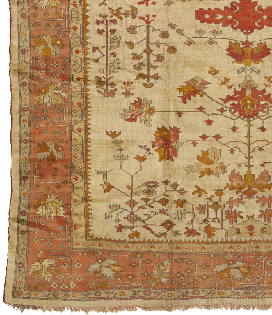 Lot 254: Turkish Oushak Room Sized Carpet, 10 x 12