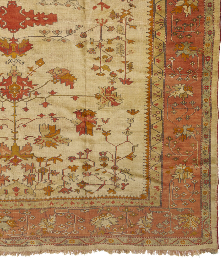 Lot 254: Turkish Oushak Room Sized Carpet, 10 x 12