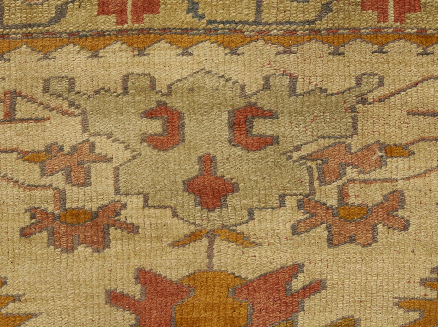 Lot 254: Turkish Oushak Room Sized Carpet, 10 x 12