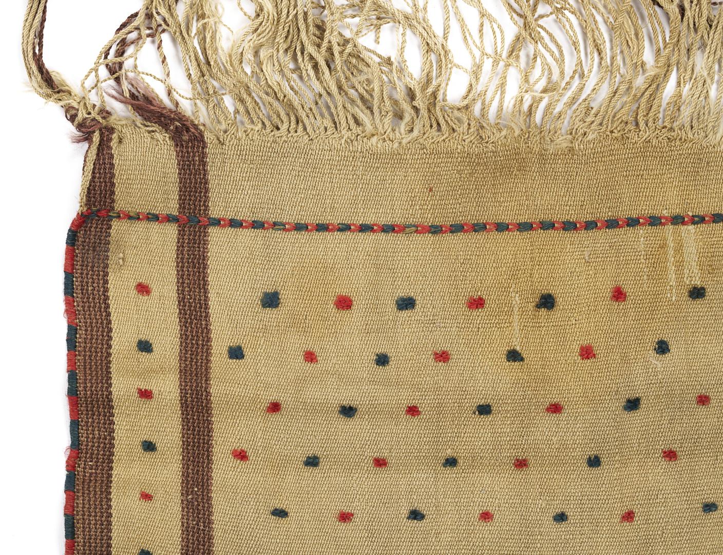 Lot 255: Full Yomud Tent Band & Yomud Tent Band Fragment