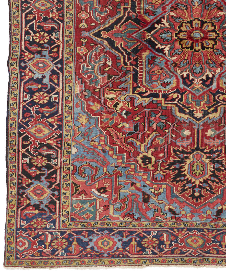 Lot 257: Room Sized Persian Heriz Rug, 9 x 12