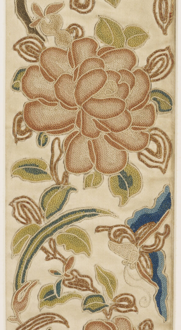 Lot 25: 3 Chinese Forbidden Stitch Silk Embroideries, Framed