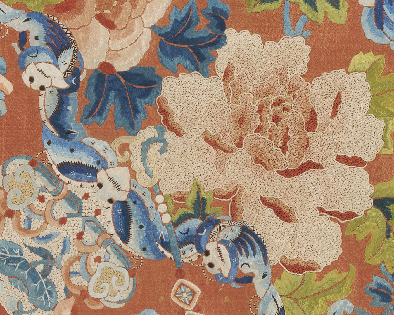 Lot 25: 3 Chinese Forbidden Stitch Silk Embroideries, Framed