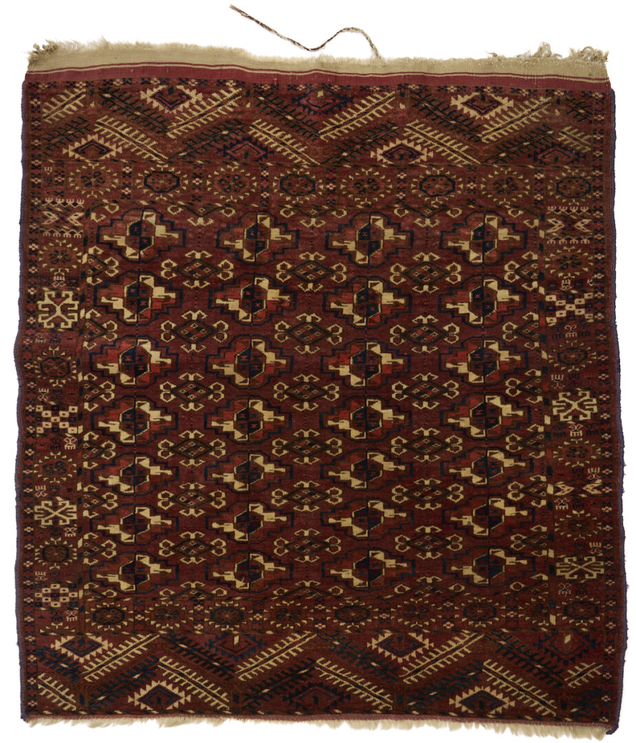 Lot 263: Tekke Turkman Floor Rug & Baluch Prayer Rug