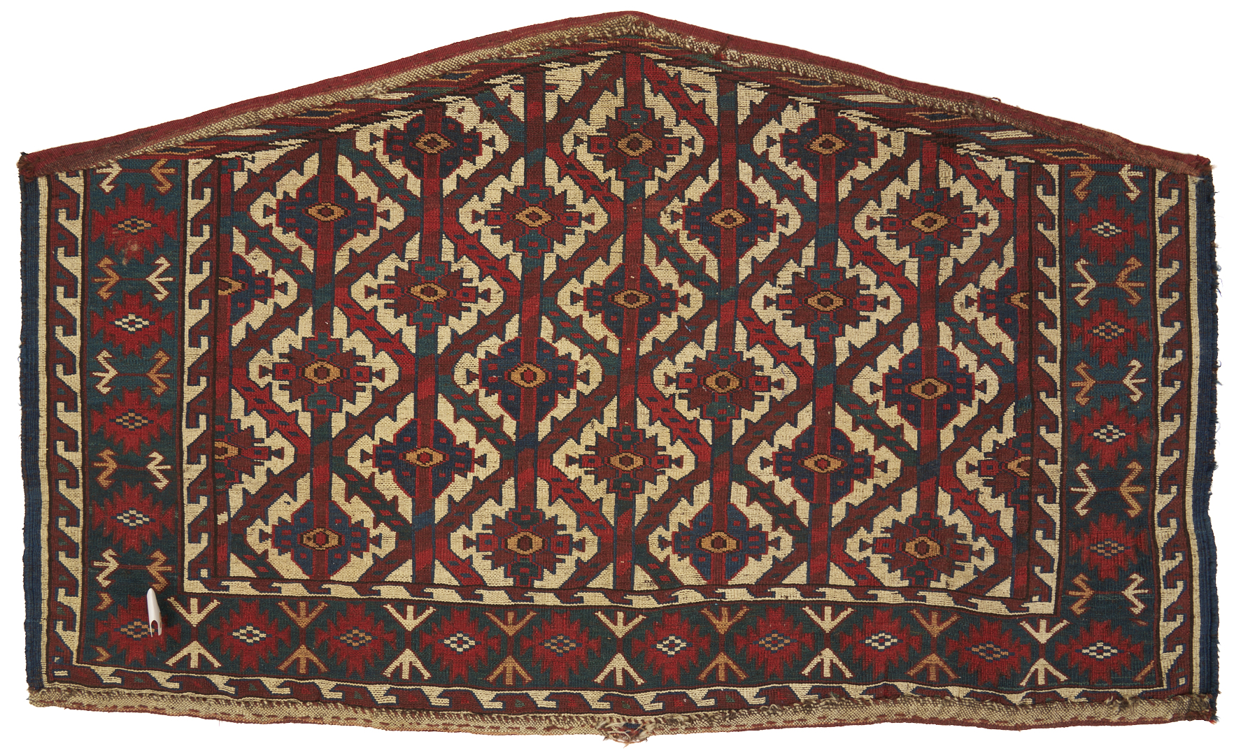 Lot 264: 3 Antique Turkman Yomud Asmalyk Textiles