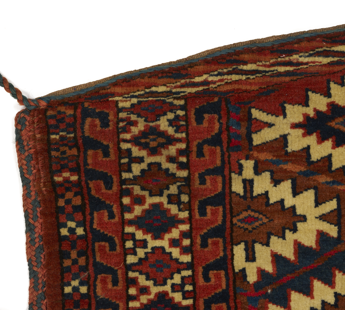 Lot 264: 3 Antique Turkman Yomud Asmalyk Textiles