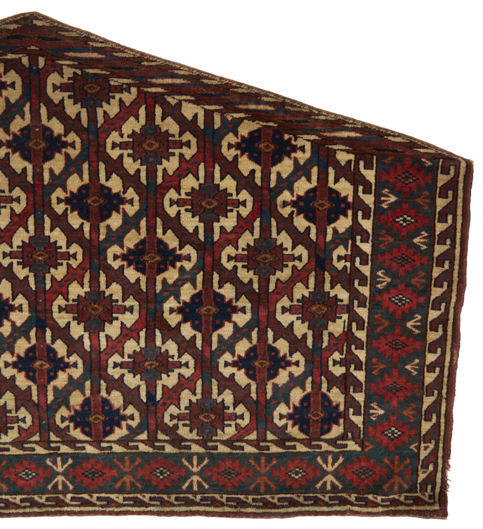 Lot 264: 3 Antique Turkman Yomud Asmalyk Textiles