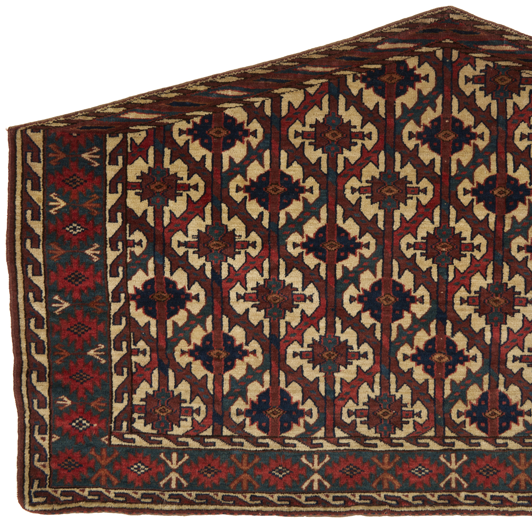 Lot 264: 3 Antique Turkman Yomud Asmalyk Textiles