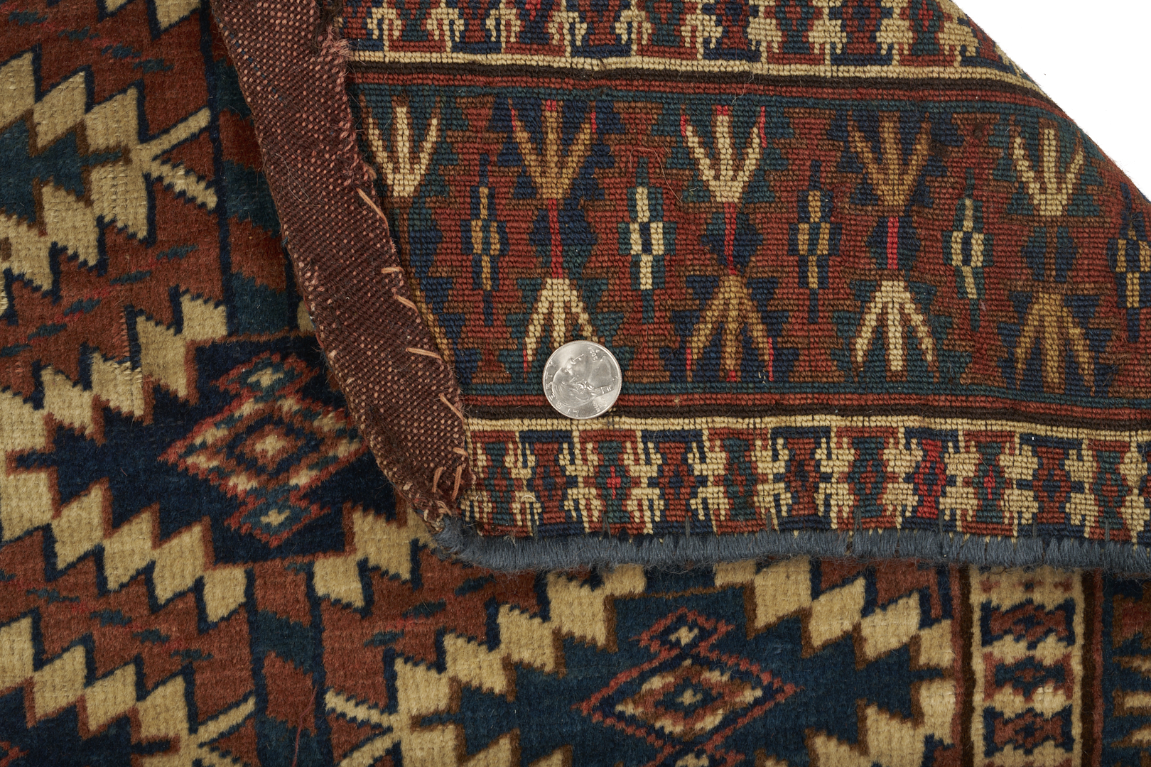 Lot 265: 3 Antique Turkman Yomud Asmalyk Textiles
