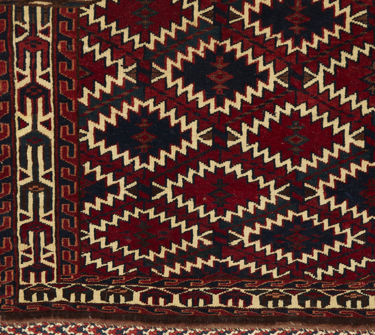 Lot 265: 3 Antique Turkman Yomud Asmalyk Textiles