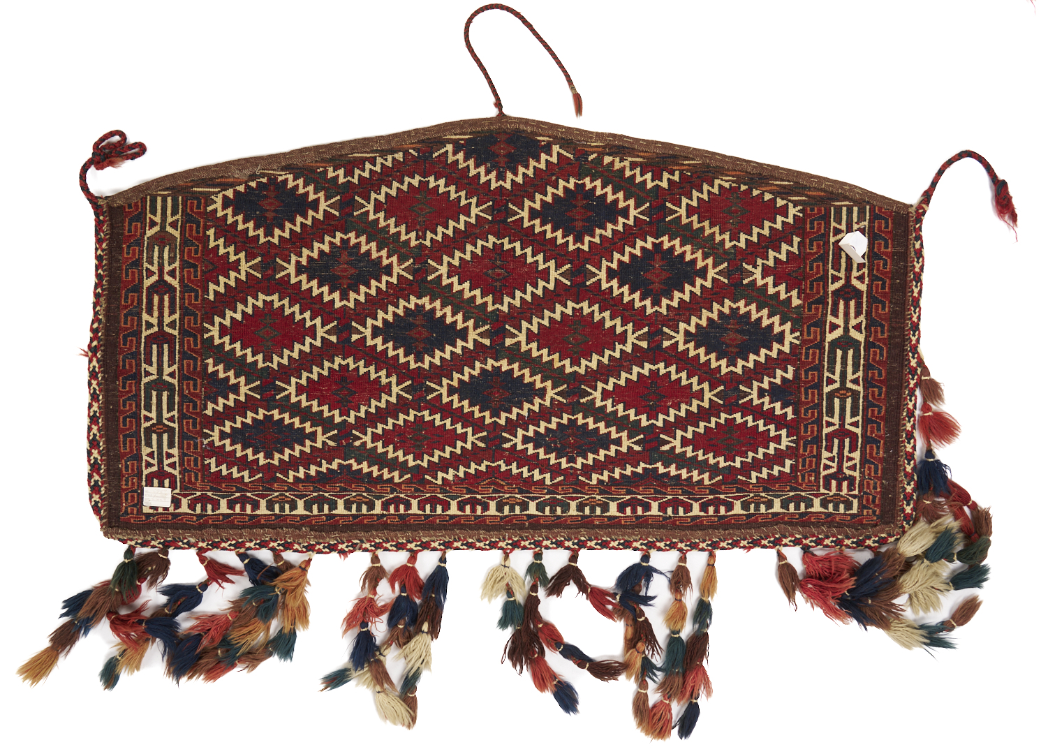 Lot 265: 3 Antique Turkman Yomud Asmalyk Textiles