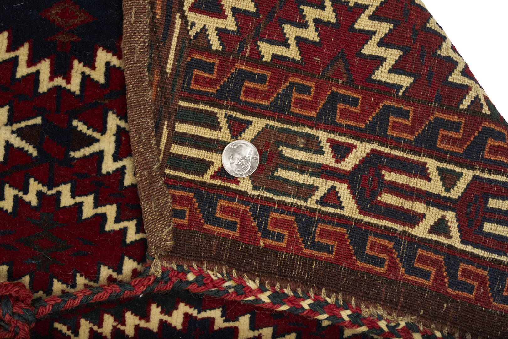 Lot 265: 3 Antique Turkman Yomud Asmalyk Textiles