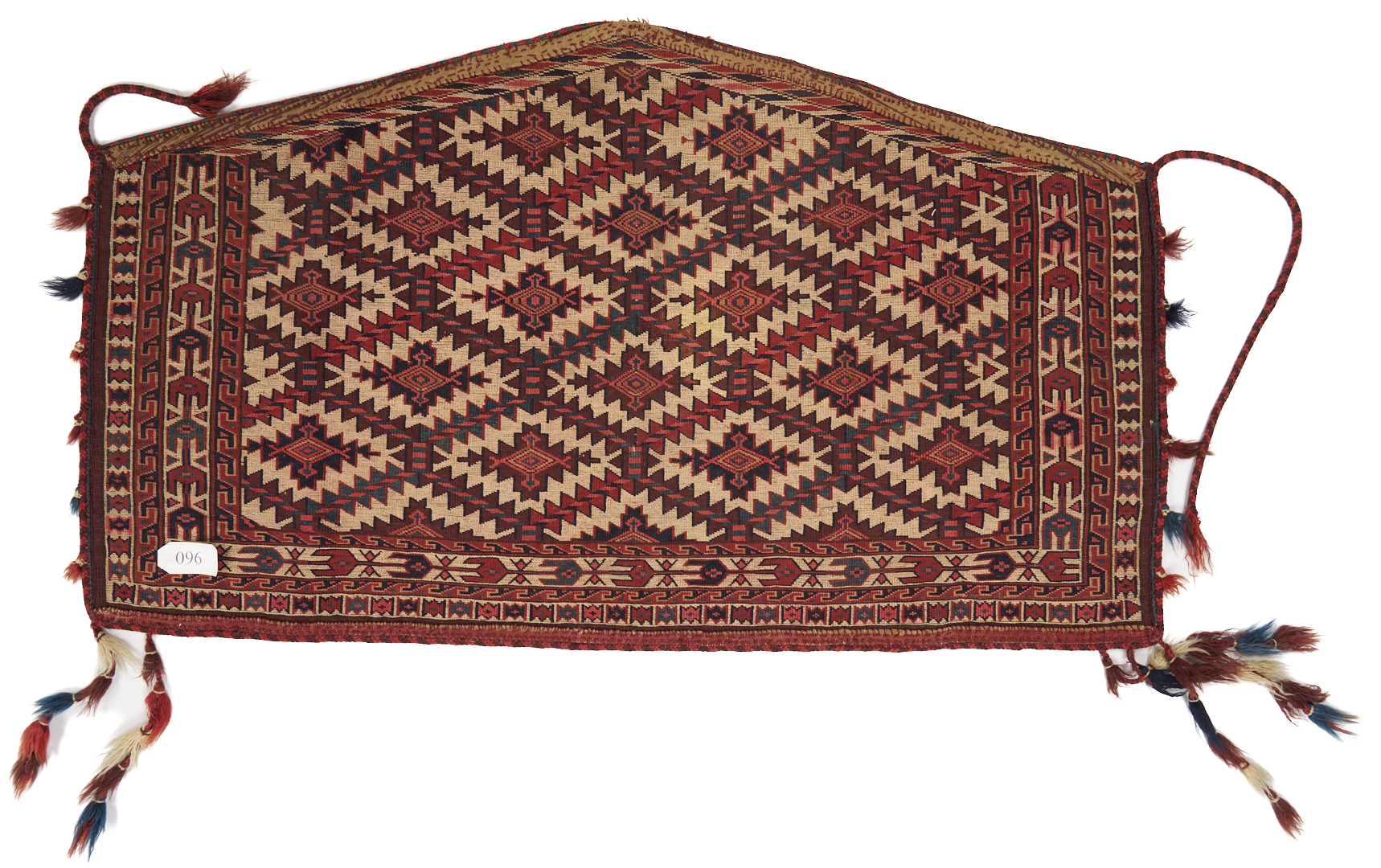 Lot 265: 3 Antique Turkman Yomud Asmalyk Textiles