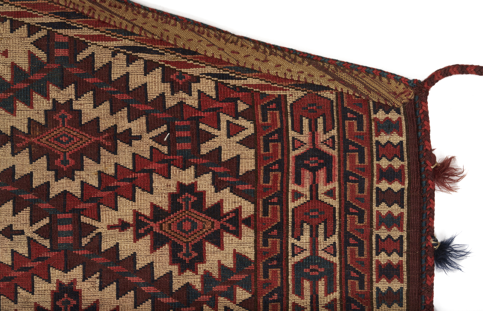 Lot 265: 3 Antique Turkman Yomud Asmalyk Textiles