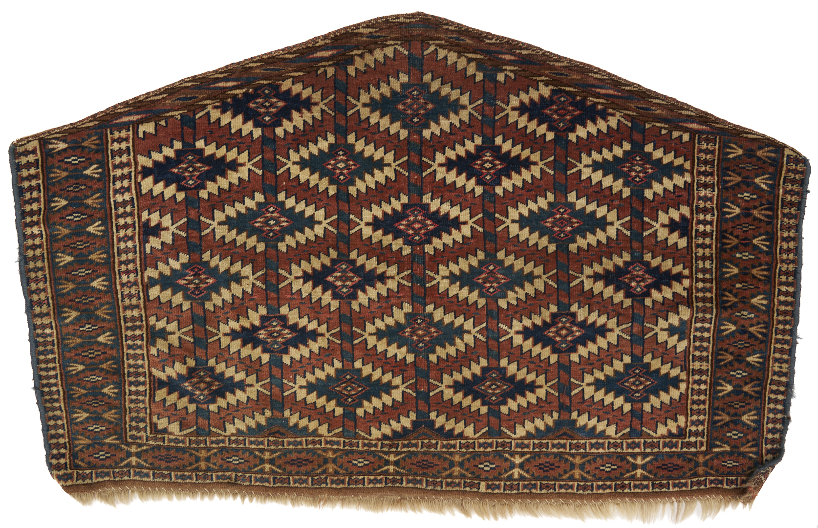 Lot 265: 3 Antique Turkman Yomud Asmalyk Textiles