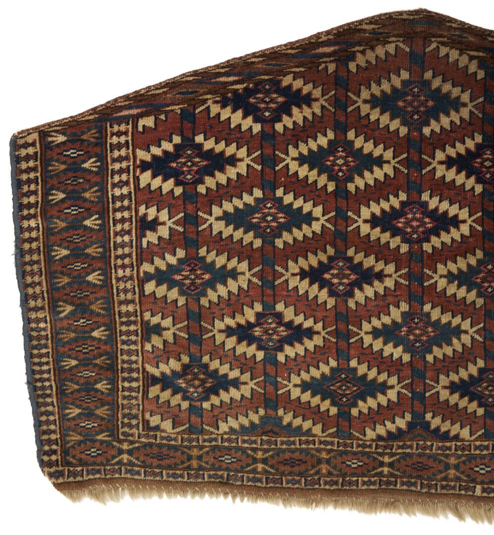 Lot 265: 3 Antique Turkman Yomud Asmalyk Textiles