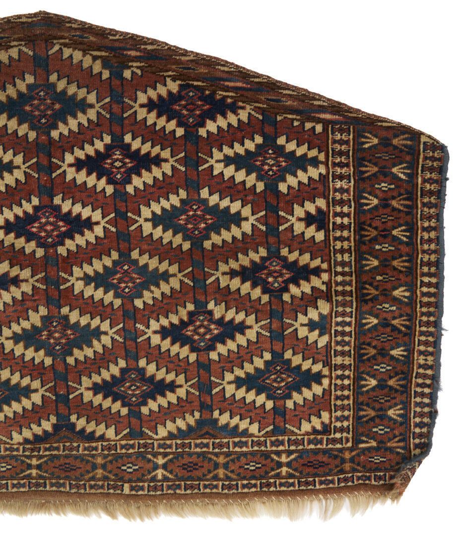 Lot 265: 3 Antique Turkman Yomud Asmalyk Textiles