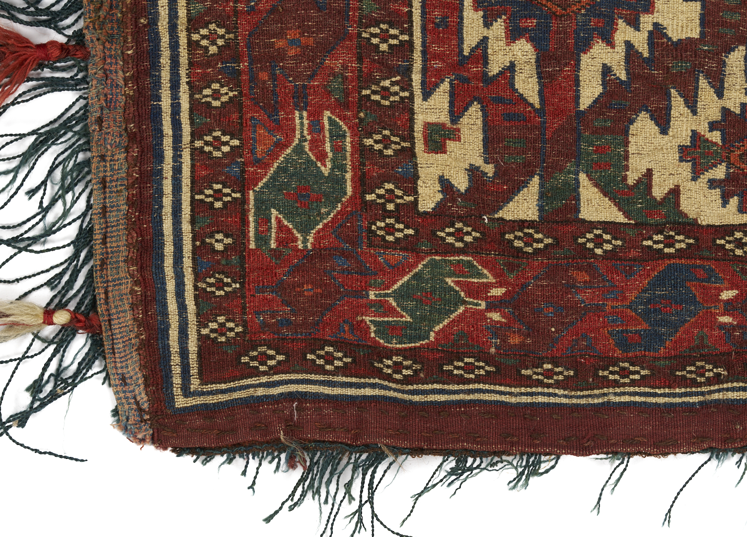 Lot 267: 2 Antique Turkmen Yomud Asmalyk Textiles