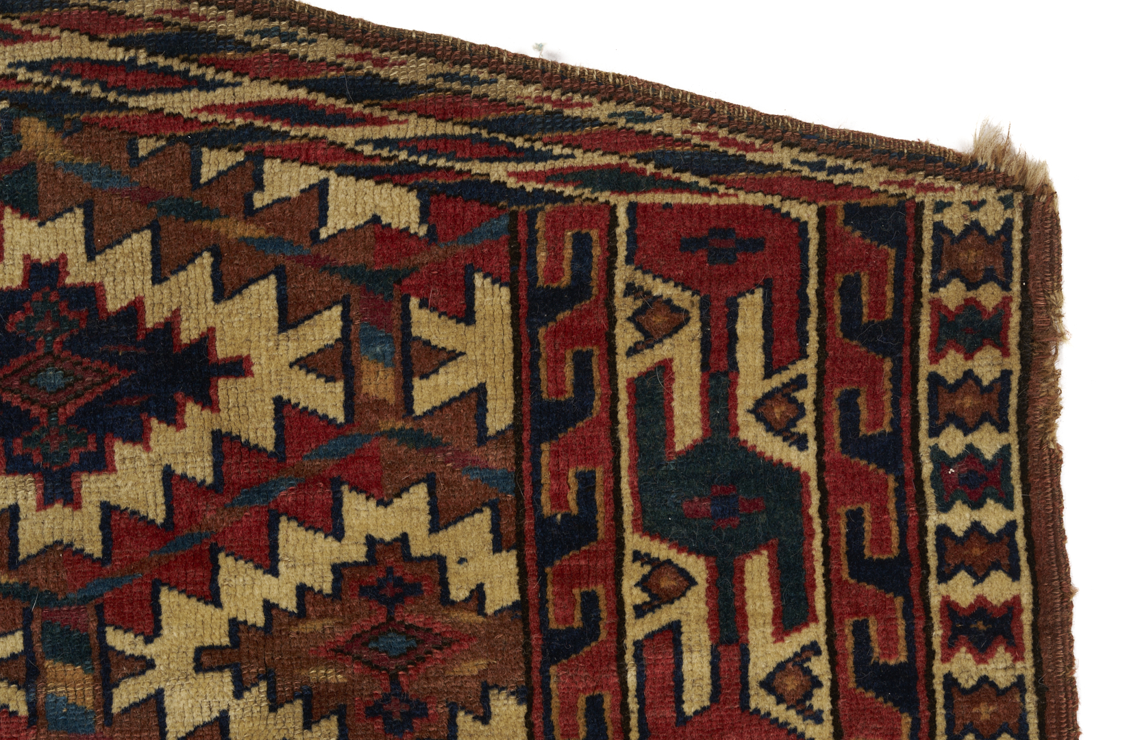 Lot 267: 2 Antique Turkmen Yomud Asmalyk Textiles
