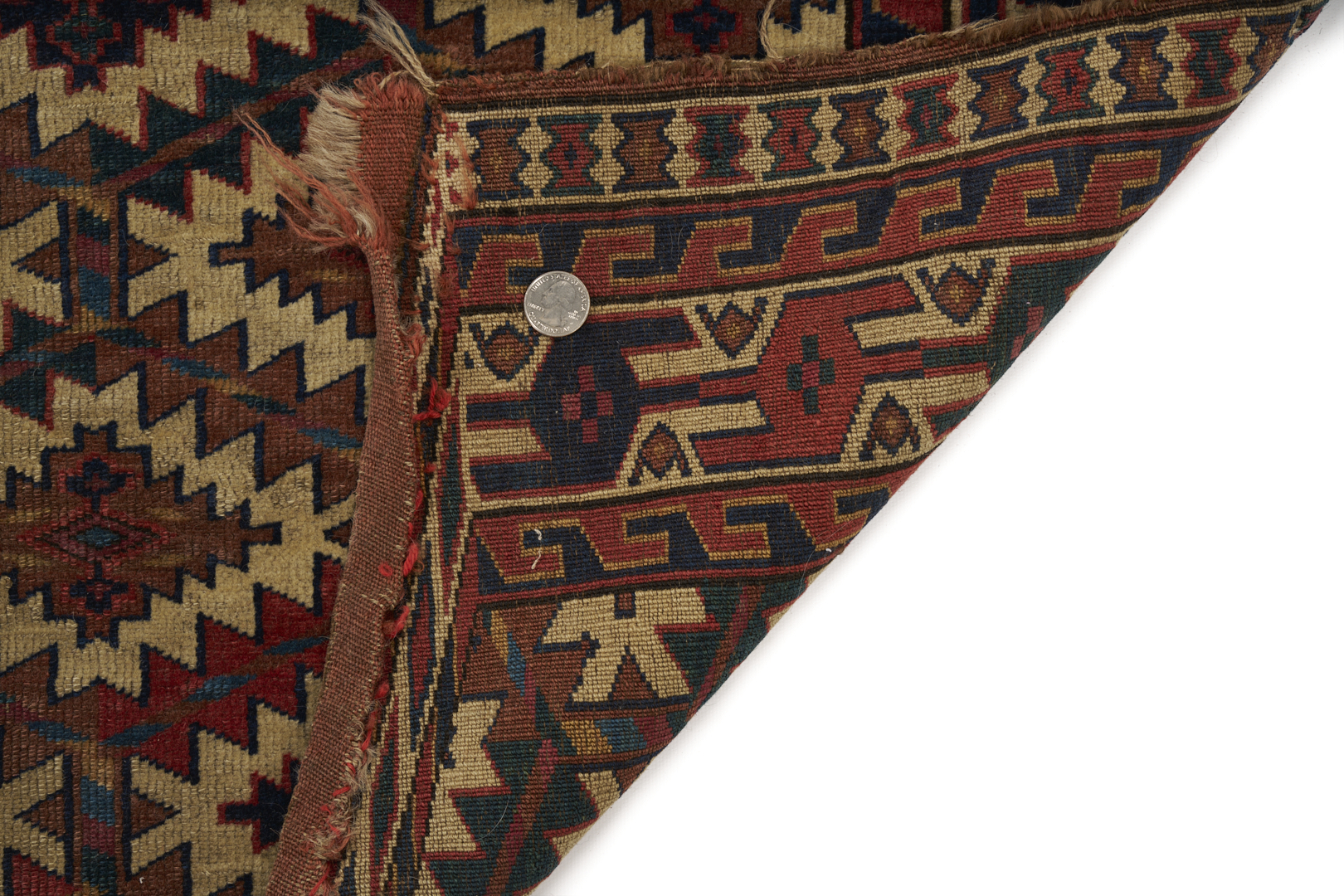 Lot 267: 2 Antique Turkmen Yomud Asmalyk Textiles