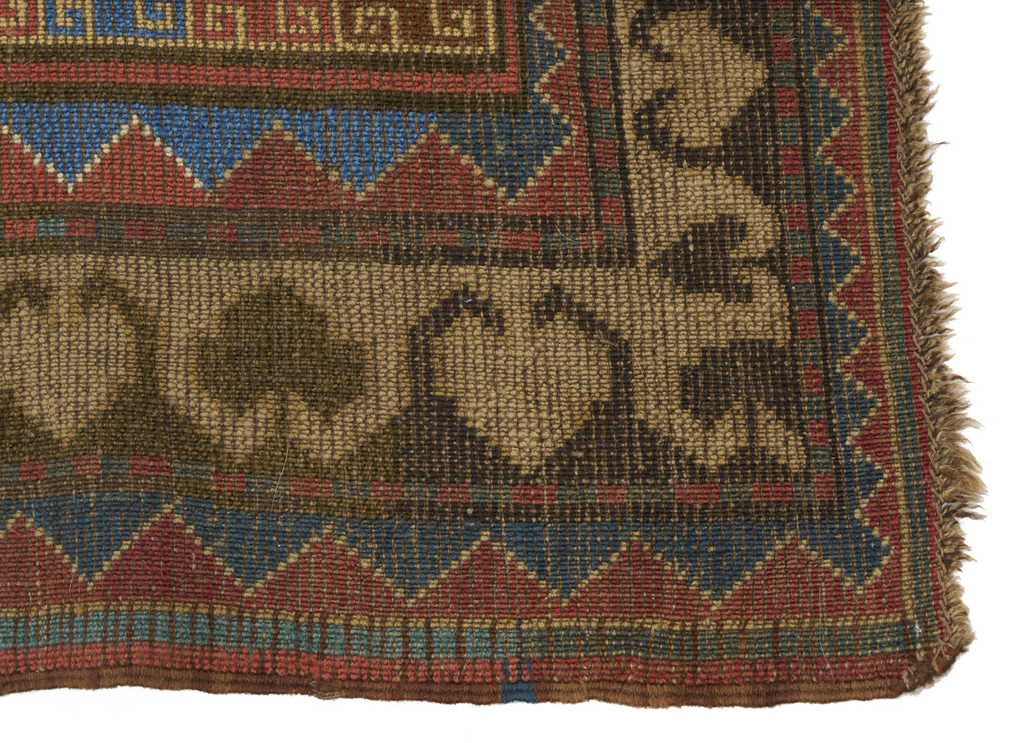 Lot 268: Antique Caucasian Kazak Area Rug, 5 x 7