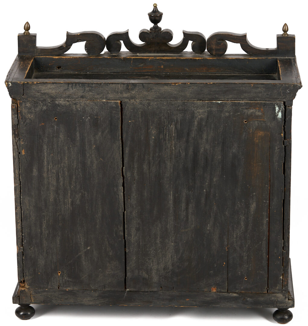 Lot 272: Tortoise and Ormolu Vargueno Cabinet, Baroque Style